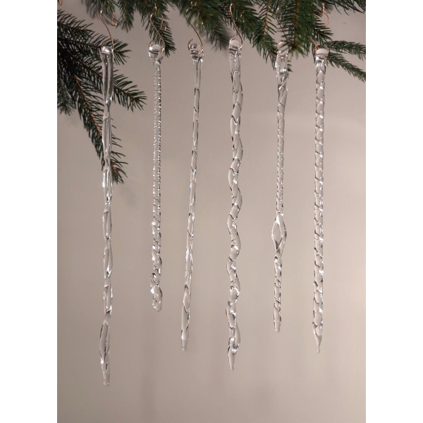Classic Clear Glass Icicles