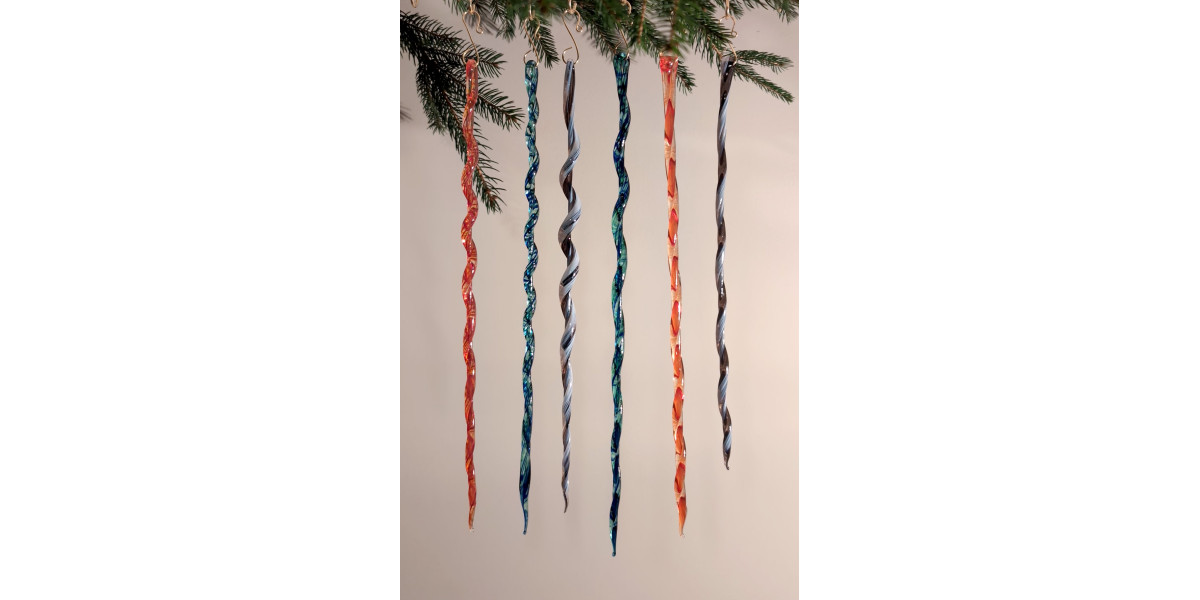 Hot Mix Glass Icicles