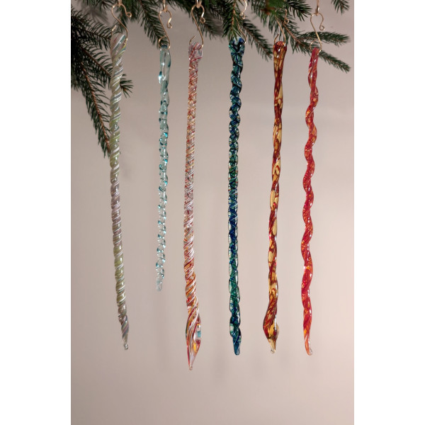 Twisters Glass Icicles Set