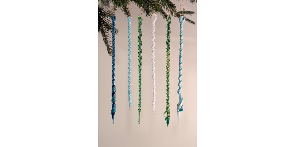 Cool Twisters Glass Icicles